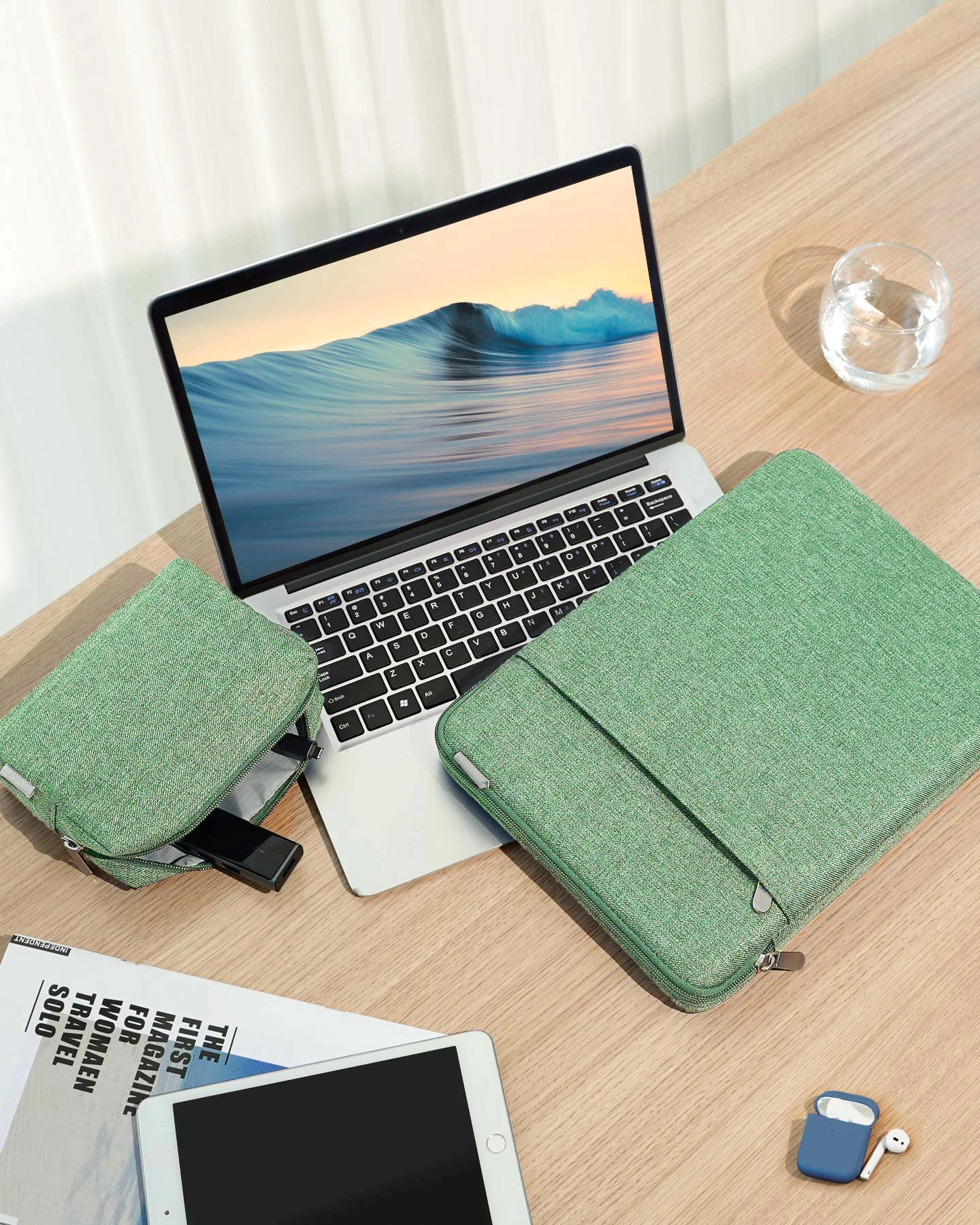Túi Chống Sốc inateck EdgeKeeper 360° S1 Cho Laptop 14 inch/MacBook Air 15 inch LB01006-15 - Ảnh 31